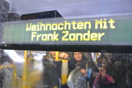 BVG - Bus: Sonderfahrt für Weihnachten mit Frank Zander